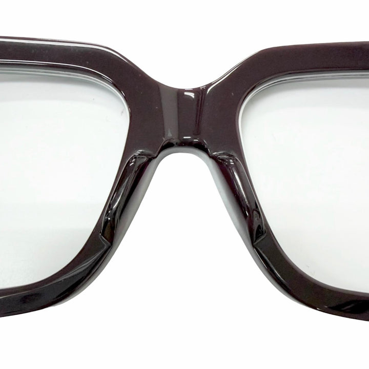 美品□JACQUESMARIEMAGE ジャックマリーマージュ LACY 108/250 メガネ 眼鏡 アイウェア ボルドー 52□22 度入り 日本製 メンズ 箱付き
