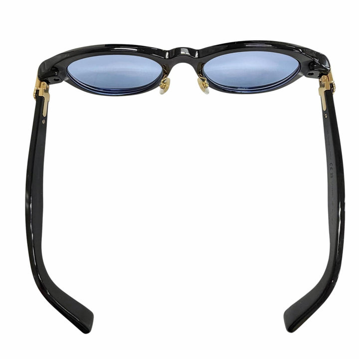 良品△Cartier カルティエ CT0395SA プルミエール ドゥカルティエ ボストン サングラス ブラック レンズ：ブルー 53□21-145 度入り 伊製