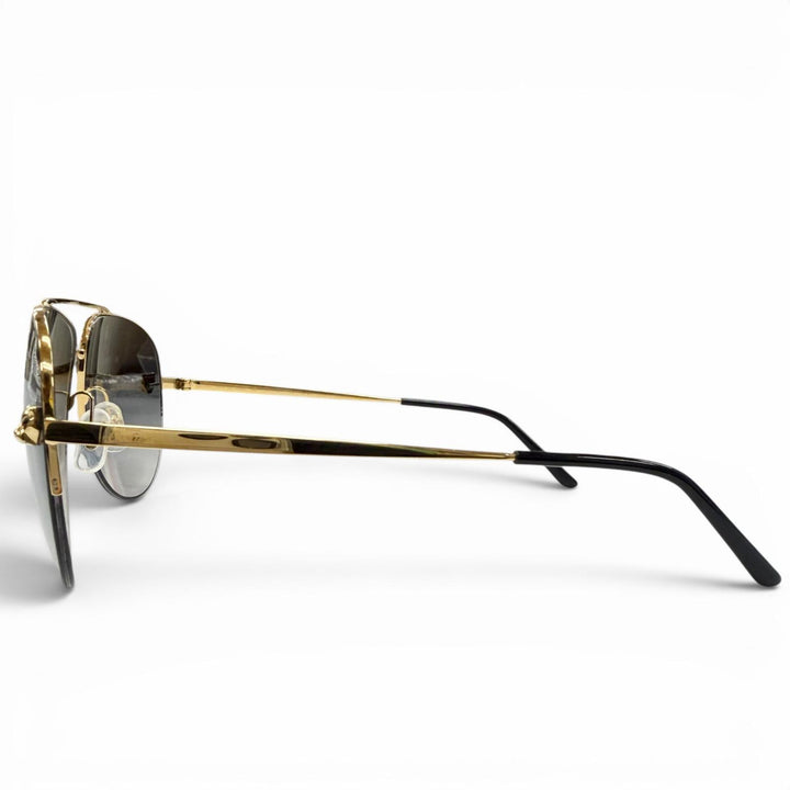 極美品▼Cartier カルティエ CT0065S パンテール ドゥ カルティエ ツーブリッジ グラデーションレンズ アイウェア サングラス 60□13 140
