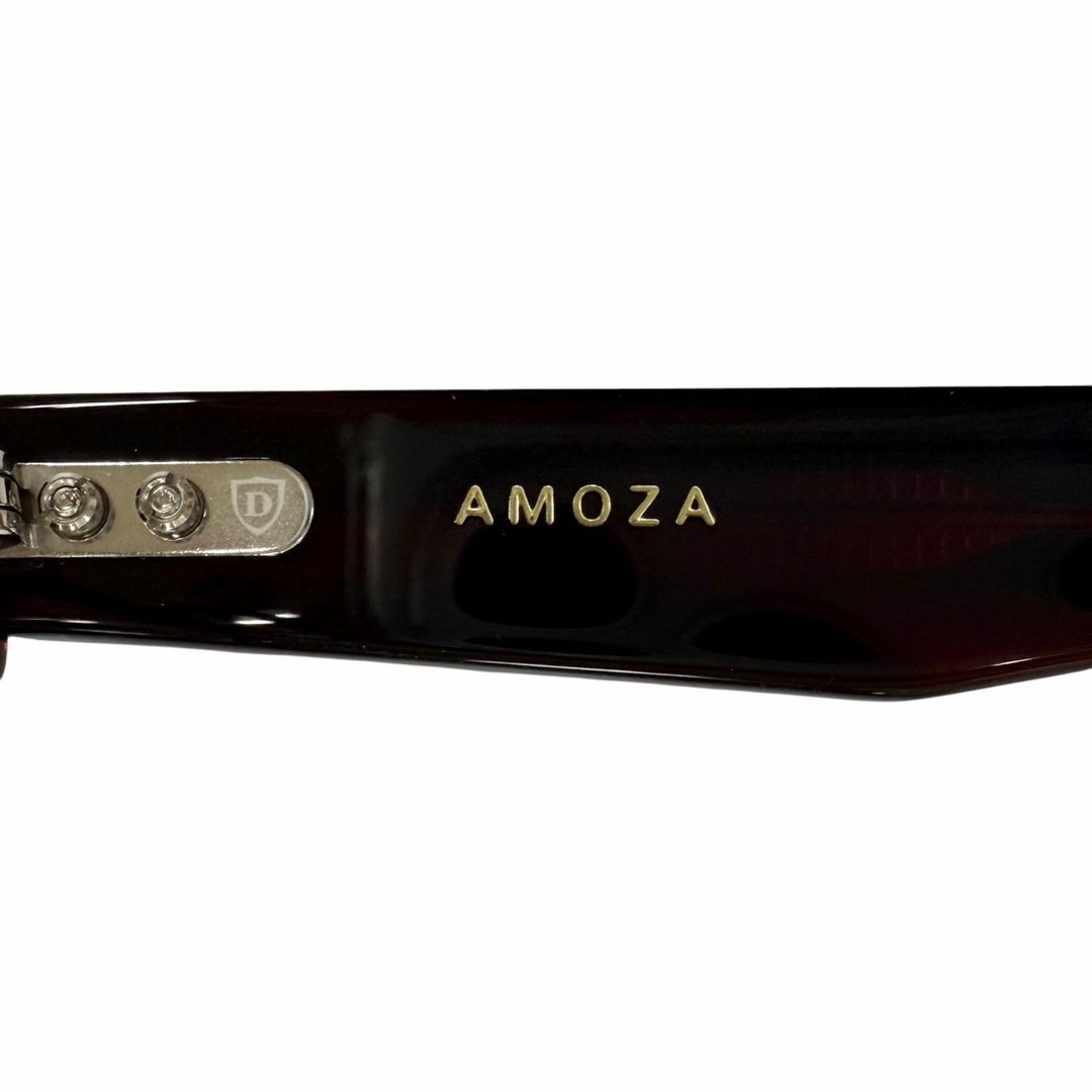 未使用品◇DITA ディータ DTX734 AMOZA メガネ 眼鏡 クリアレッド ゴールド シルバー金具 52□18 148 デモレンズ 日本製 レディース