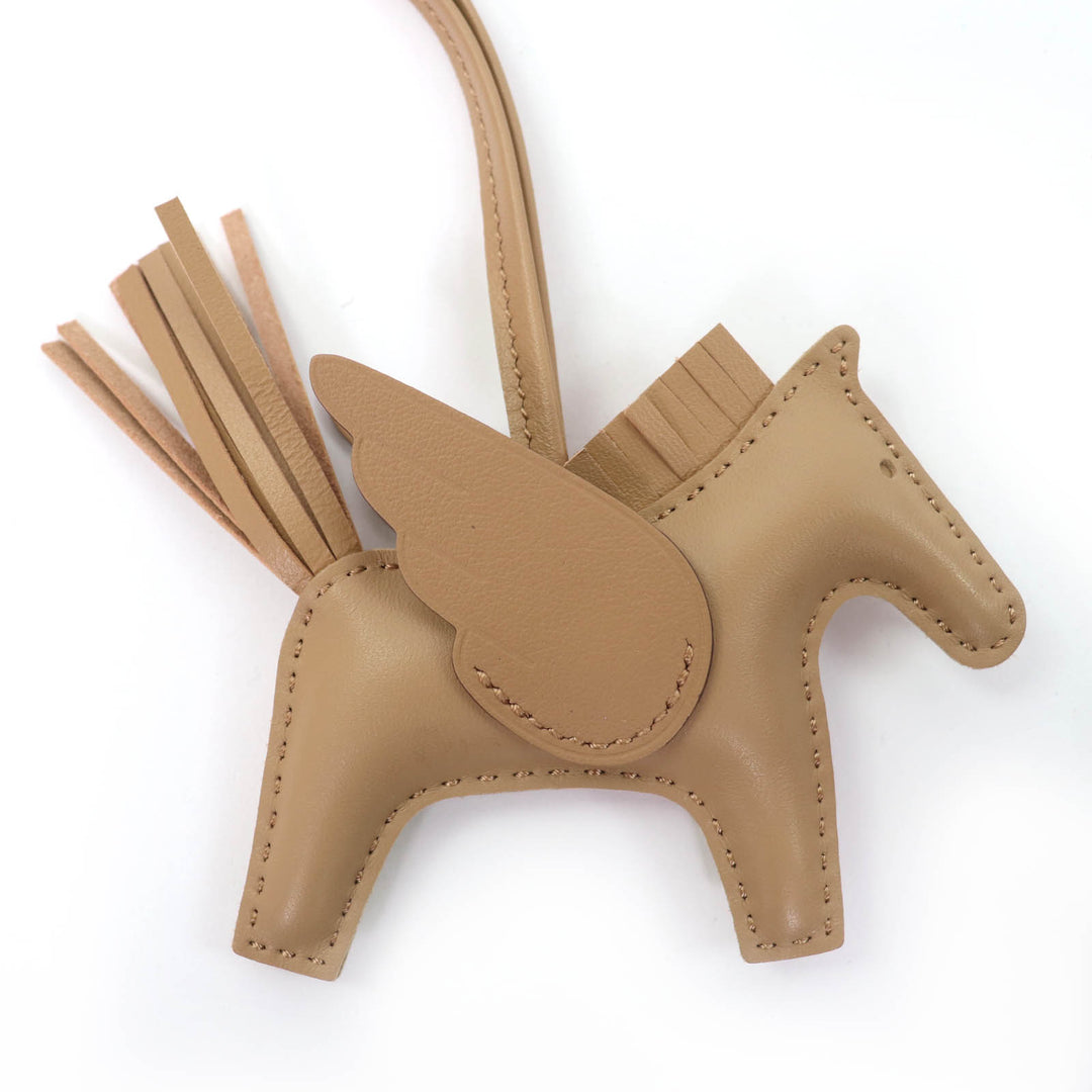 未使用品☆HERMES エルメス ロデオチャーム ペガサスPM アニョーミロ ヴォースイフト チャイ バッグチャーム K刻印 フランス製 箱付き