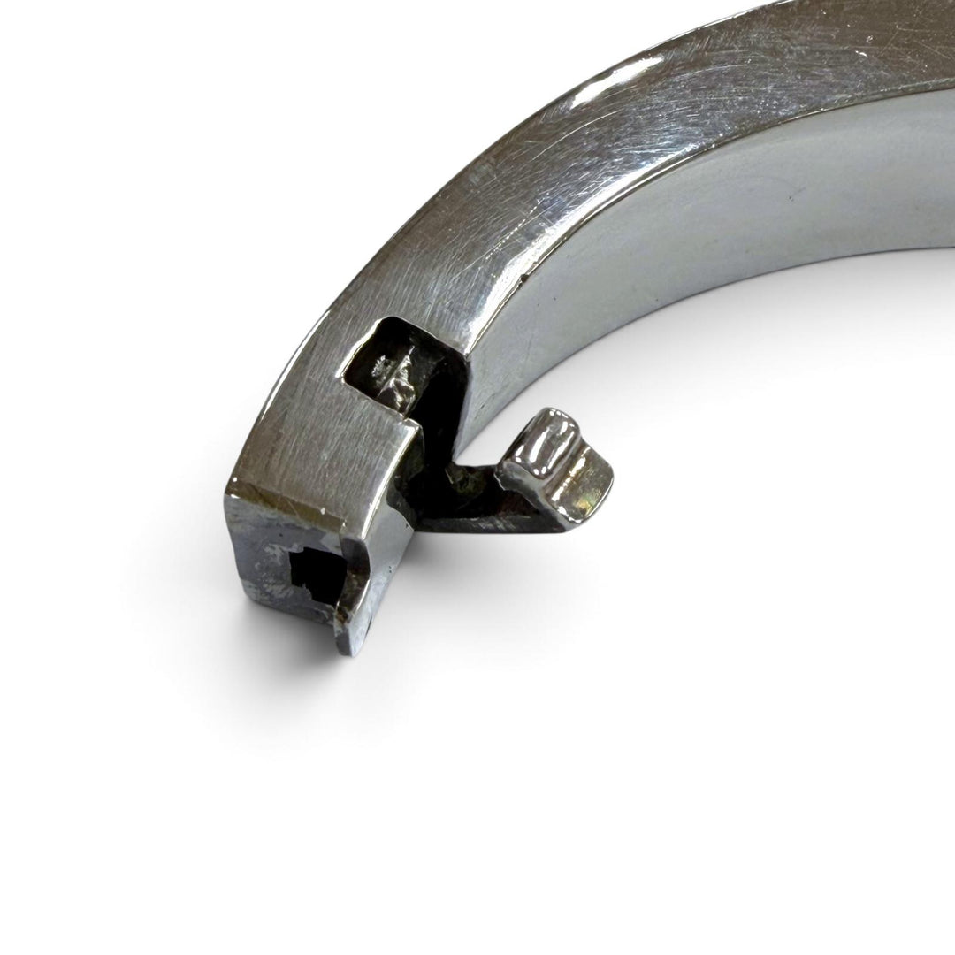 美品▼CHROME HEARTS クロムハーツ NARROW V BAND CH Plus Bangle ナローV バンド CHプラス バングル 925 シルバー 重量151.5g メンズ
