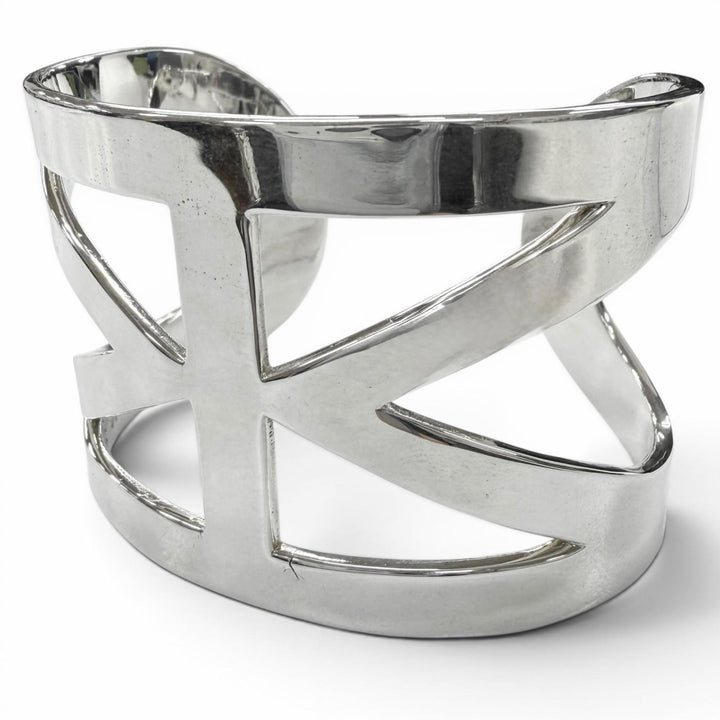 美品▼WAKAN SILVER SMITH ワカンシルバースミス BN-057 See through Mobius bangle 925 バングル シルバー SS 日本製 メンズ レディース