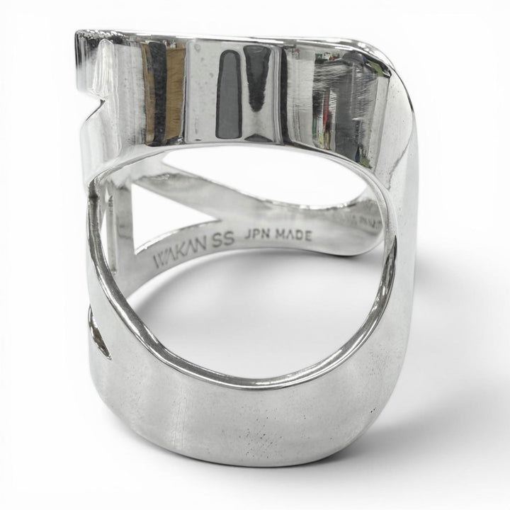 美品▼WAKAN SILVER SMITH ワカンシルバースミス BN-057 See through Mobius bangle 925 バングル シルバー SS 日本製 メンズ レディース