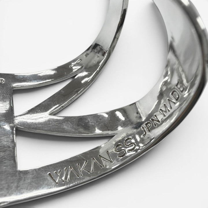 美品▼WAKAN SILVER SMITH ワカンシルバースミス BN-057 See through Mobius bangle 925 バングル シルバー SS 日本製 メンズ レディース