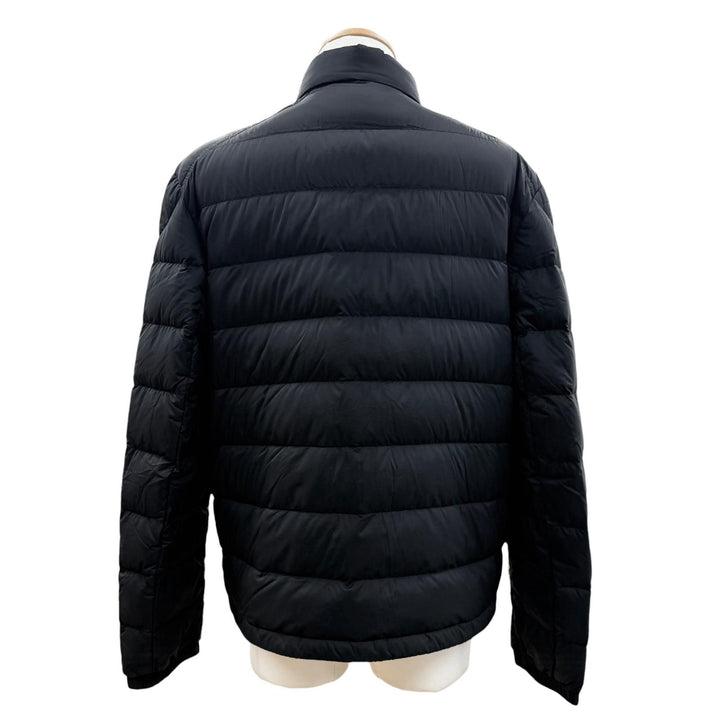 美品▼MONCLER モンクレール 2024年製 SELVES ロゴワッペン付き ダブルジップアップ ダウンジャケット ブラック 3 正規品 メンズ