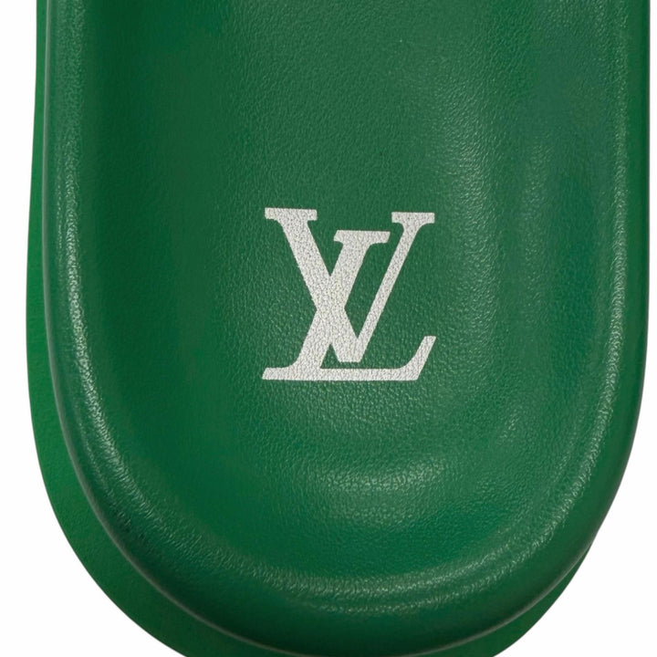 未使用品□LOUIS VUITTON ルイヴィトン 2022年製 マイアミライン モノグラム エンボス レザー シャワーサンダル スライドサンダル 6 伊製