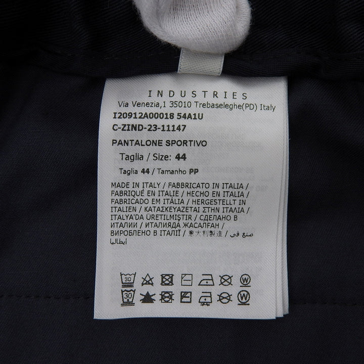 美品▲MONCLER モンクレール 2023年製 PANTALONE SPORTIVO トリコロール ジョガー パンツ ネイビー 44 イタリア製 正規品 メンズ