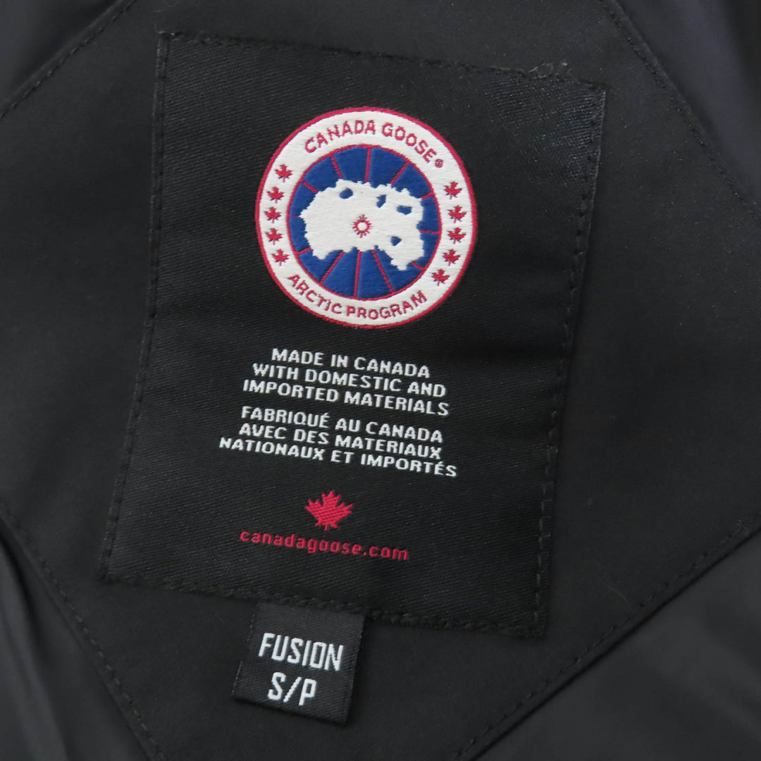 良品☆CANADA GOOSE カナダグース 3802LA SHELBURNE PARKA シェルバーンパーカ ファー・フード付 ダウンコート ブラック S 正規品
