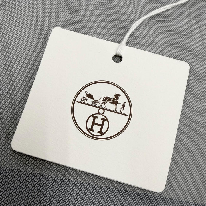未使用品▼HERMES エルメス 2025年製 H552740HI BLOUSON BORDS-COTES CAMBRIDGE ストライプ柄 セリエボタン ブルゾン ライトブルー 50