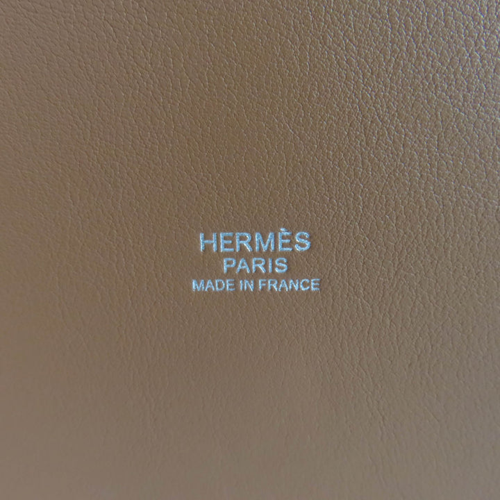 未使用品☆HERMES エルメス ガーデンピクニック ガーデンパーティPM スイフト ナチュラル ゴールド ハンドバッグ B刻印 仏製 レディース