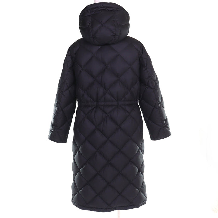 極美品△HERMES エルメス 22AW 2H0158D4 La Promenade du Matin 朝の散歩 リバーシブル ダウンコート ブラック ホワイト 34 伊製 正規品