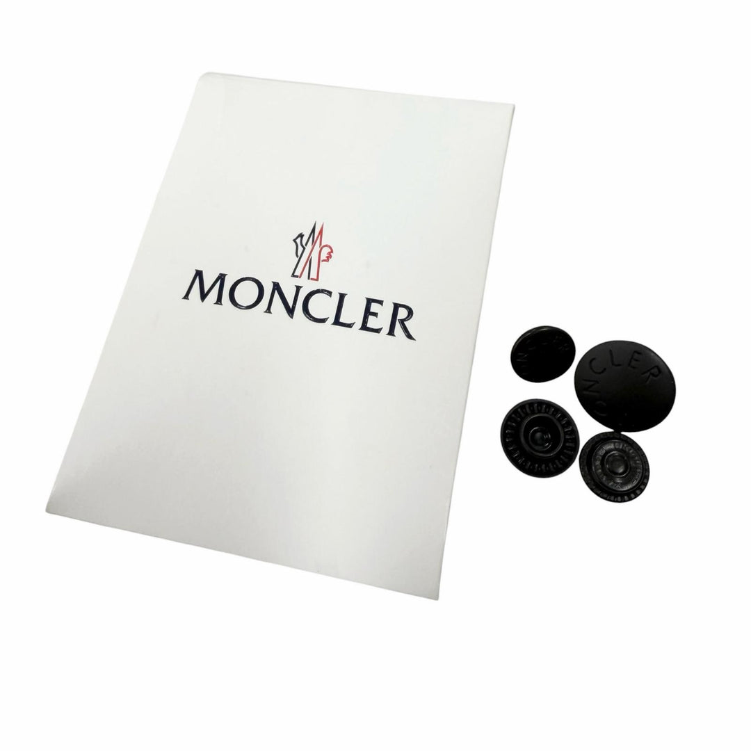 美品▼MONCLER モンクレール 2022年製 MELAMPYRE ロゴワッペン付き フーデッド WZIPUP ダウンジャケット カーキ 0 正規品 メンズ