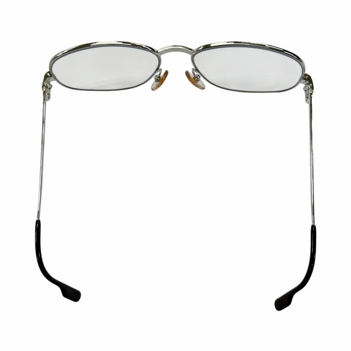 美品▼Cartier カルティエ ヴィンテージ トリニティ 2Cデコール メガネ 眼鏡 アイウェア シルバー ゴールド ボルドー 56□16 130 メンズ