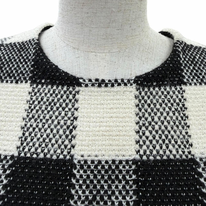 未使用品☆Christian Dior クリスチャンディオール ウール アルパカ BEE刺繍 ノースリーブニット/ラップスカート セットアップ 40 正規品