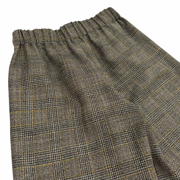 未使用品★GUCCI グッチ 2023年製 770190 ウール100％ インターロッキングG刺繍 グレンチェック ショートパンツ 40 正規品 ハンガー付