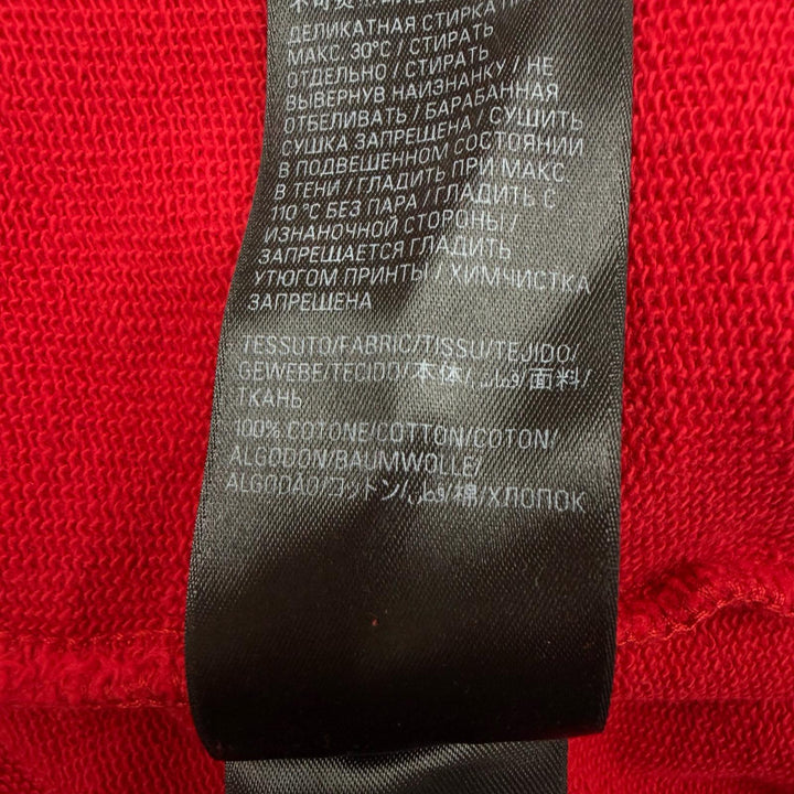 未使用品▼BALENCIAGA バレンシアガ 761458 Faux Logo Round Hem Hoodie Many Kisses ダメージ加工 オーバーサイズ パーカー 2 正規品
