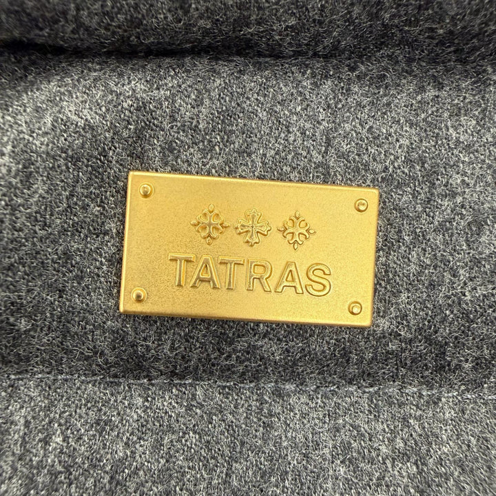 美品☆TATRAS タトラス LTLA20A4184-D STRINA ストリーナ ウール100％ スタンドカラー ダウンコート グレー 02 正規品 レディース