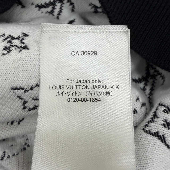 極美品▼LOUIS VUITTON ルイヴィトン 22AW コットン モノグラムグラディエント プルオーバー パーカー ブラック M 伊製 正規品 メンズ