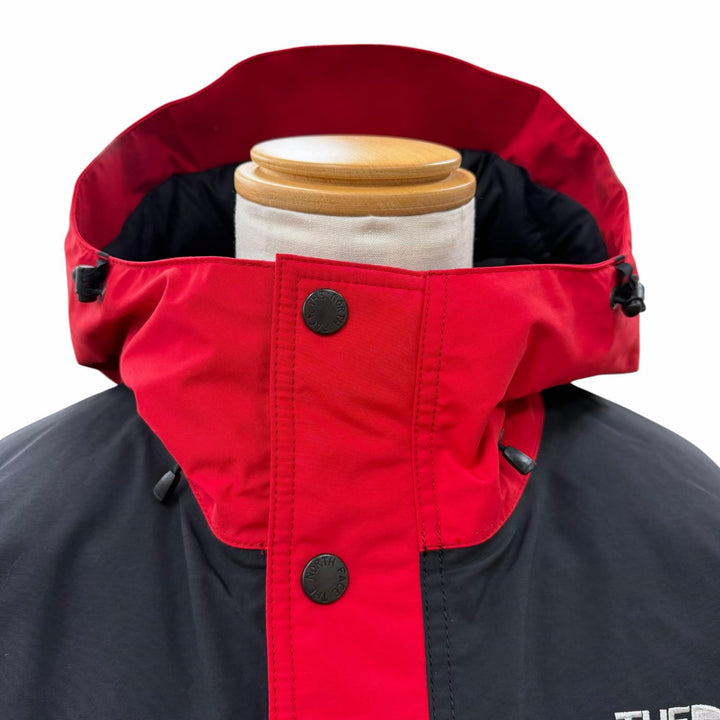 未使用品▼THE NORTH FACE ザ・ノースフェイス ND92549 Mountain Down Jacket GORE-TEX ロゴ刺繍 フーデッド ダウンジャケット S 正規品