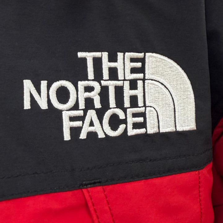 未使用品▼THE NORTH FACE ザ・ノースフェイス ND92549 Mountain Down Jacket GORE-TEX ロゴ刺繍 フーデッド ダウンジャケット S 正規品