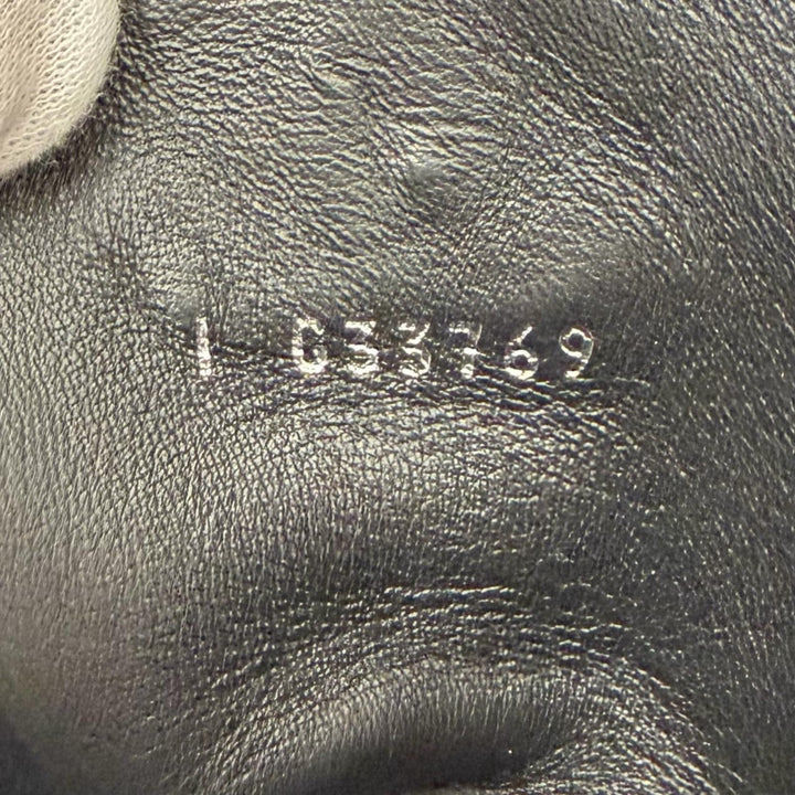 極美品★CHANEL シャネル G33769 レザー使い マトラッセ ココマーク レースアップ スウェードレザー ショートブーツ 黒 37 箱・袋付