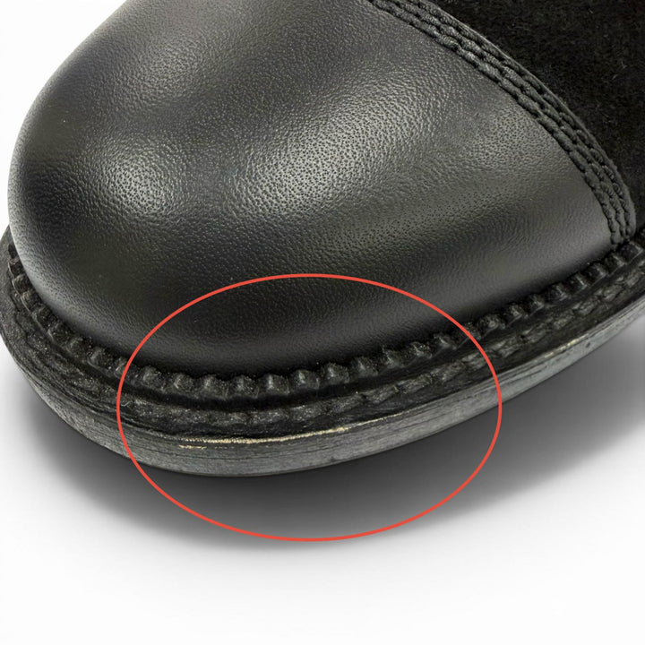 極美品★CHANEL シャネル G33769 レザー使い マトラッセ ココマーク レースアップ スウェードレザー ショートブーツ 黒 37 箱・袋付