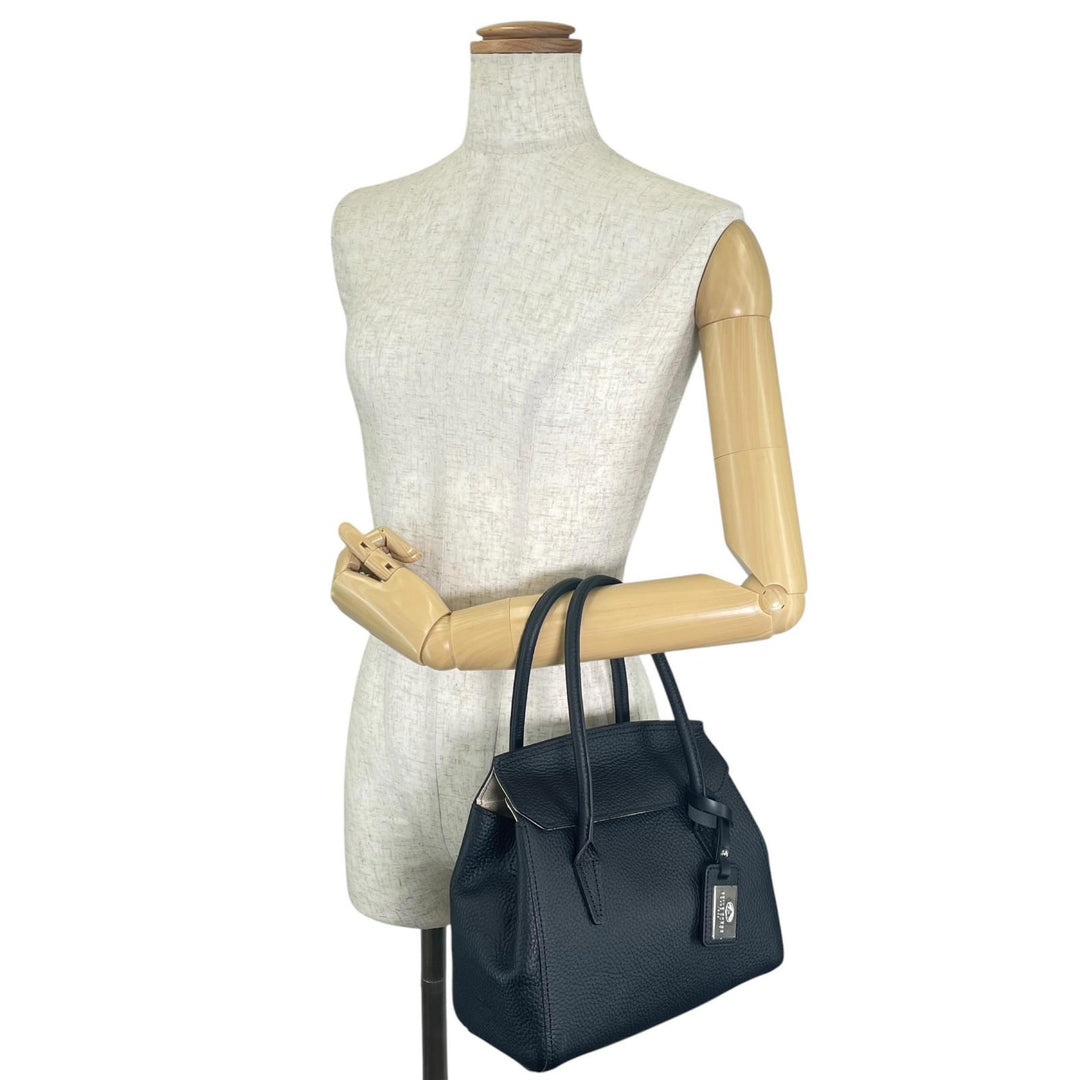 未使用品▲PELLE BORSA ペレボルサ レネット カウレザー 2WAY ショルダーバッグ ハンドバッグ 日本製 正規品 レディース 保存袋付き