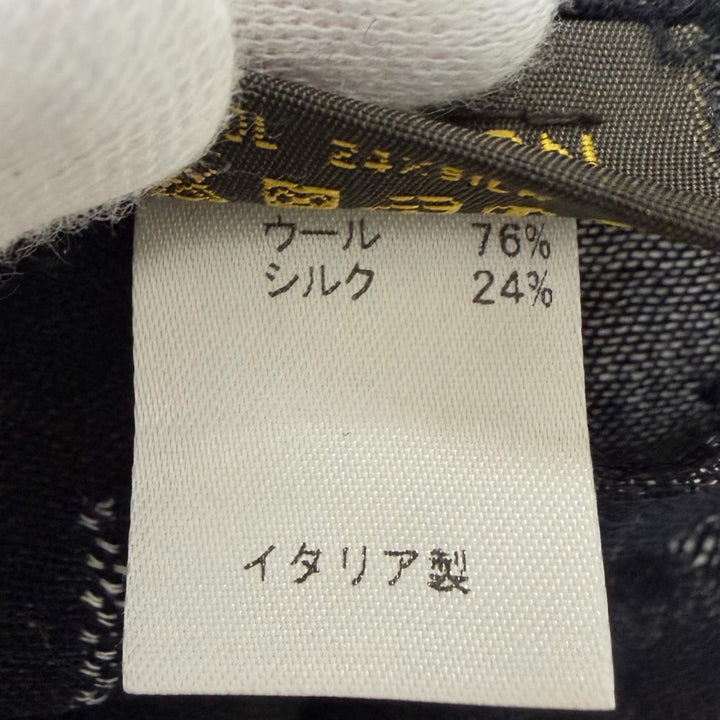 美品□LOUIS VUITTON ルイヴィトン M75354 エトール モノグラム シルク混 大判ストール ショール マフラー ブラック系 イタリア製 正規品