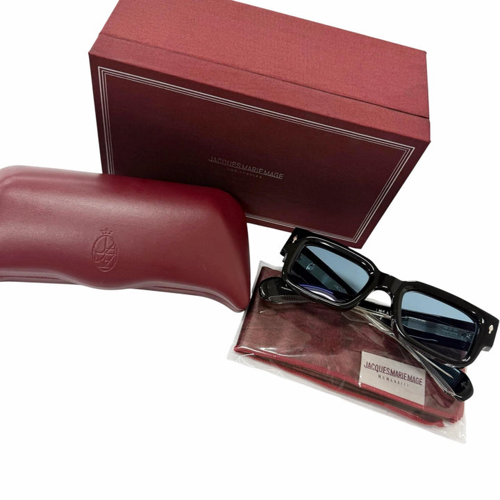 美品□JACQUESMARIEMAGE ジャックマリーマージュ JMMAS6W ASCARI 和 34/350 世界350本限定 サングラス ブラック 49□23 日本製 度入り