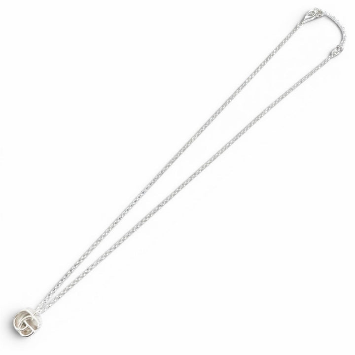 極美品△GUCCI グッチ 770724 ダブルG ネックレス 925 アクセサリー シルバー 重量5.4g レディース 箱・保存袋付き