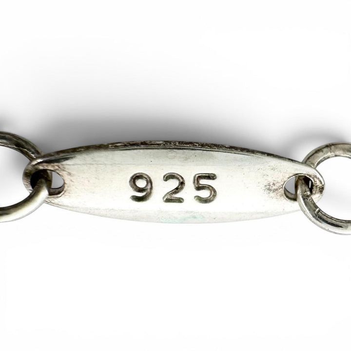 美品▲TIFFANY&amp;Co. ティファニー エルサ・ペレッティ バイザヤード 925 ダイヤモンド ネックレス シルバー スペイン製 重量1.5g レディース