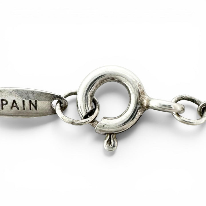 美品▲TIFFANY&amp;Co. ティファニー エルサ・ペレッティ バイザヤード 925 ダイヤモンド ネックレス シルバー スペイン製 重量1.5g レディース