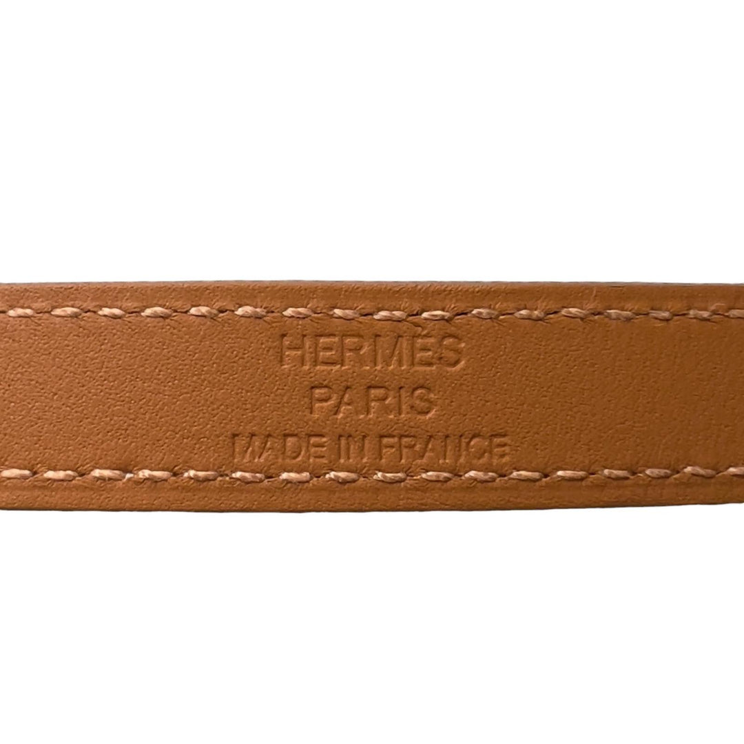 極美品▲HERMES エルメス ケリードゥブルトゥール ヴォースイフト クレ ゴールド金具 ブレスレット T3 K刻印 仏製 レディース 箱付き