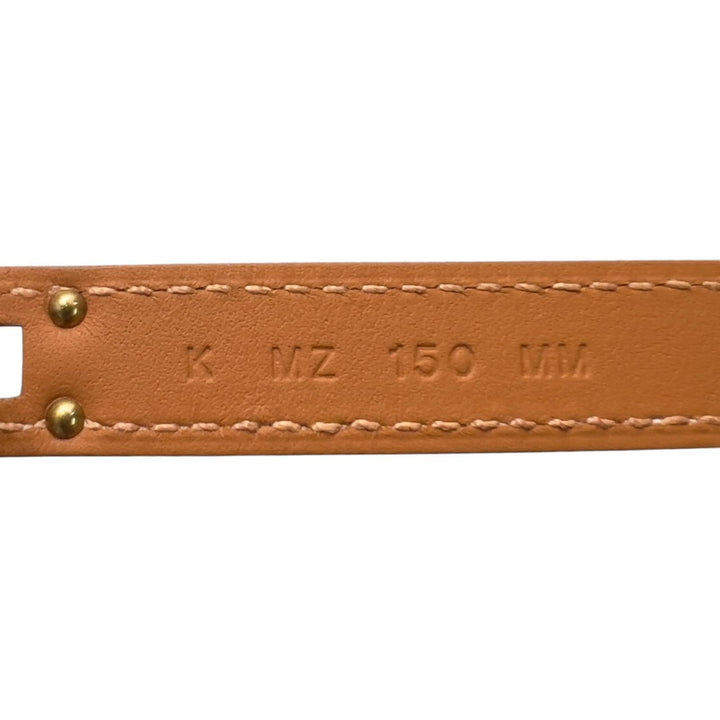 極美品▲HERMES エルメス ケリードゥブルトゥール ヴォースイフト クレ ゴールド金具 ブレスレット T3 K刻印 仏製 レディース 箱付き