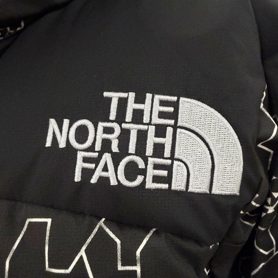 美品▼THE NORTH FACE ザ・ノースフェイス ND92341 Novelty Baltro Light Jacket ブラックツリーパーク ZIPUP ダウンジャケット L 正規品