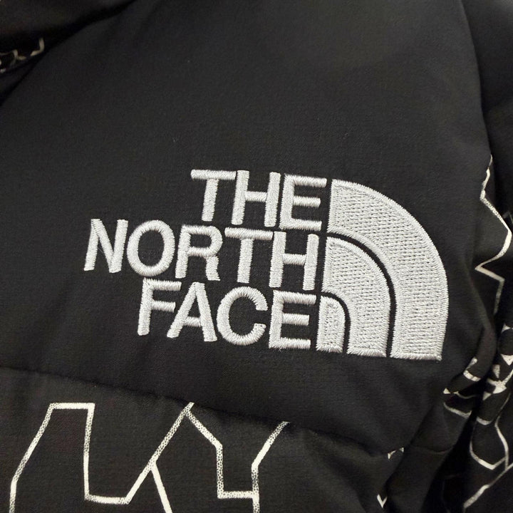美品▼THE NORTH FACE ザ・ノースフェイス ND92341 Novelty Baltro Light Jacket ブラックツリーパーク ZIPUP ダウンジャケット L 正規品