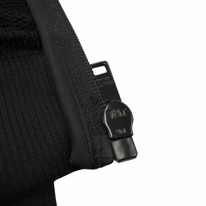 美品□PRADA プラダ UJL203 Re-Nylon コットン 素材切り替え ロゴプリント ジップアップパーカー フーディー ブラック L 正規品 メンズ