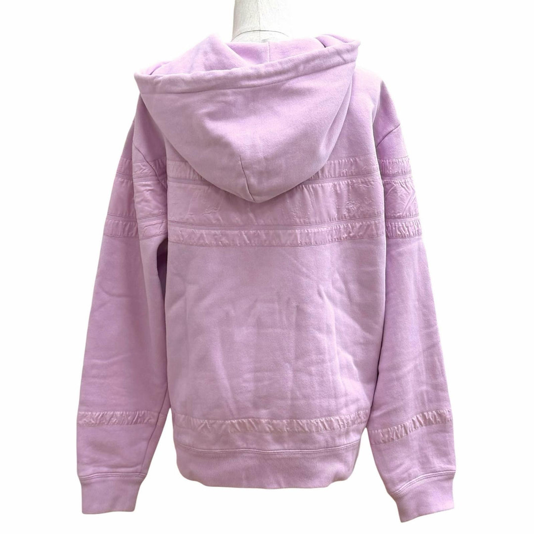 美品★モンクレールジーニアス7 ヒロシフジワラ 2022年製 H209U8G00003 コットン100% ロゴワッペン付 ZIP UP パーカー ピンク S 正規品