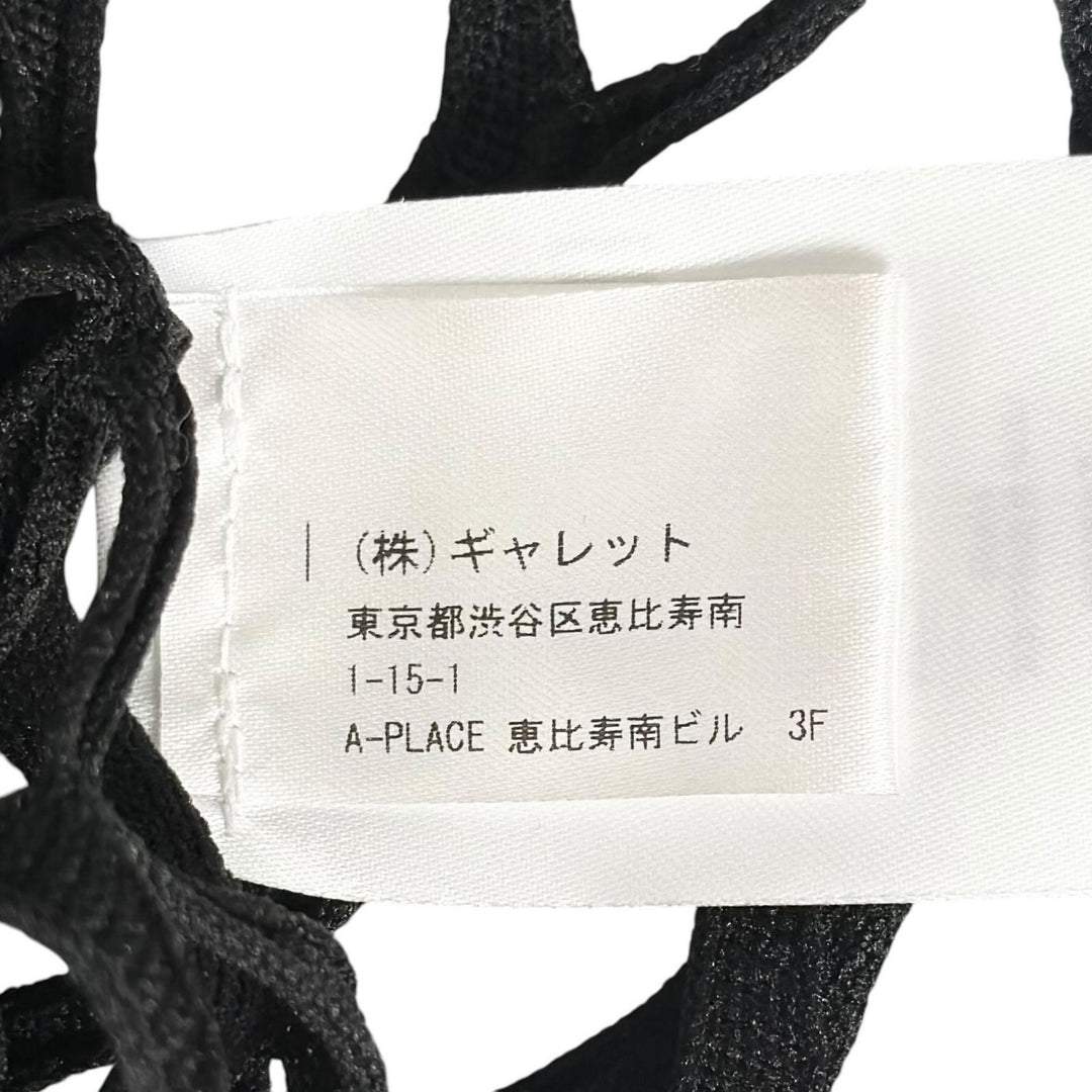 極美品▲DRIES VAN NOTEN ドリスヴァンノッテン メッシュ フィッシュネット ワンピース ブラック S トルコ製 正規品 レディース
