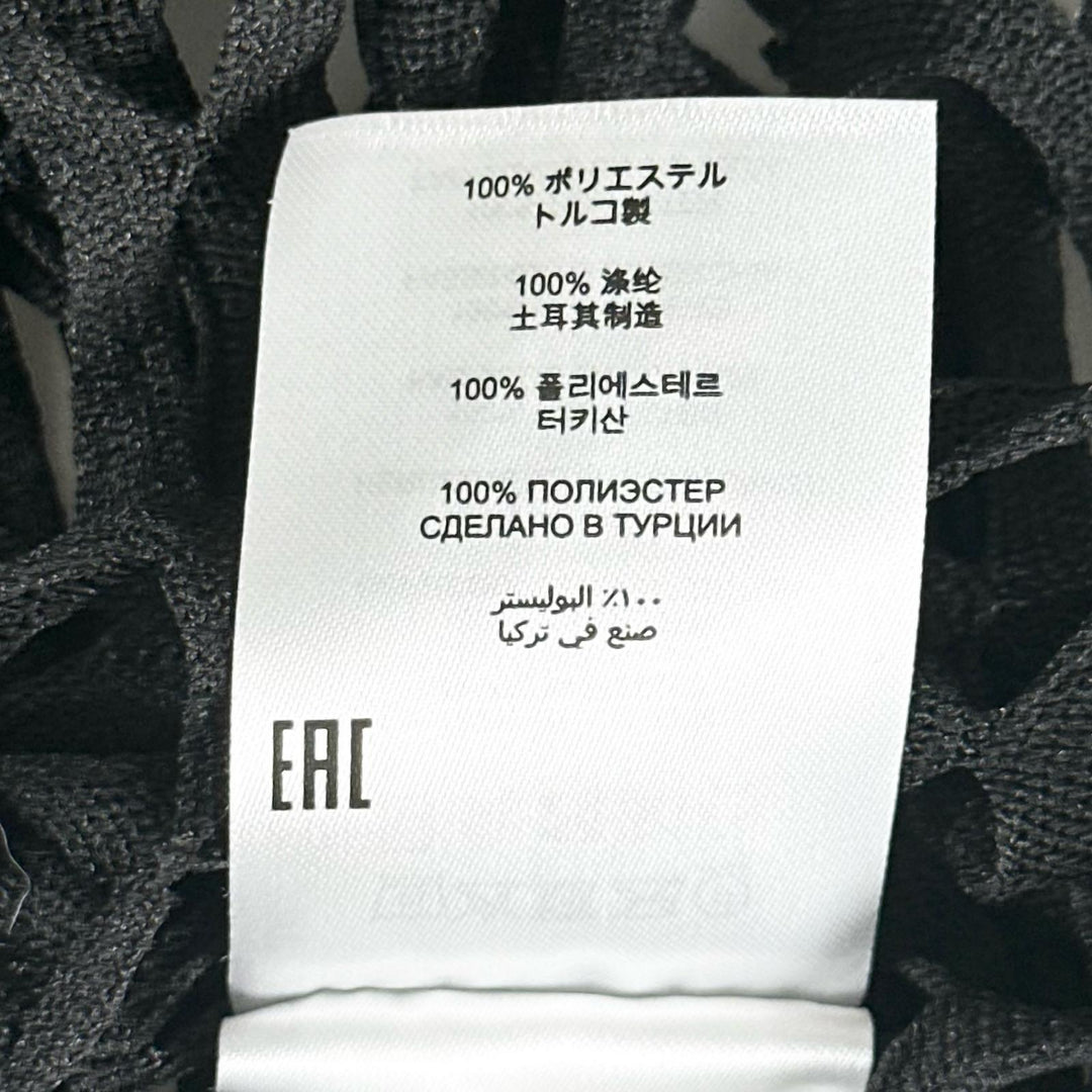 極美品▲DRIES VAN NOTEN ドリスヴァンノッテン メッシュ フィッシュネット ワンピース ブラック S トルコ製 正規品 レディース