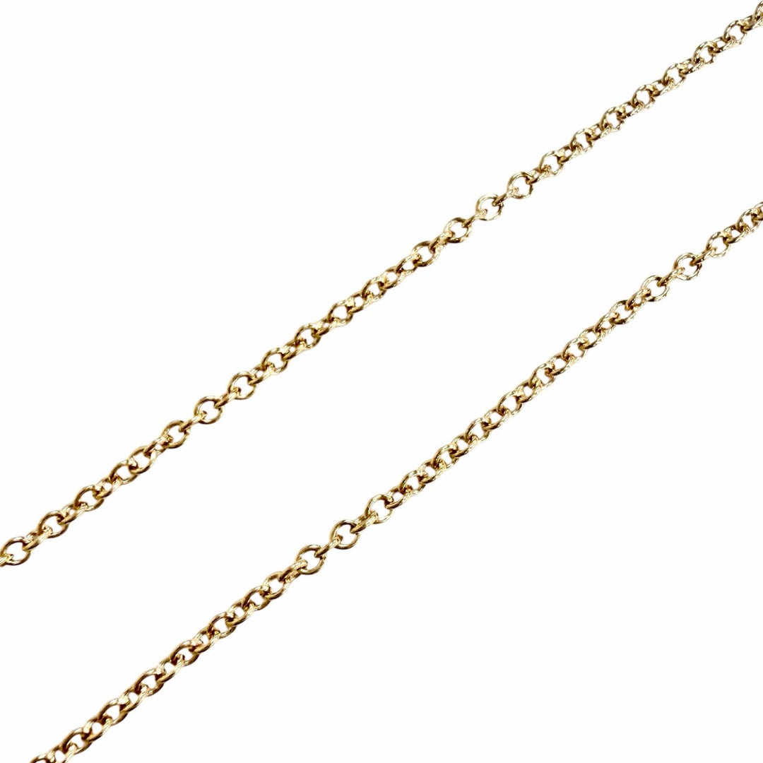 極美品△TIFFANY&amp;Co. ティファニー バイザヤード 1Pダイヤモンド 約0.14ct ネックレス 750(PG) 直径約4.6mm 22年5月購入 重量2.33g 箱付