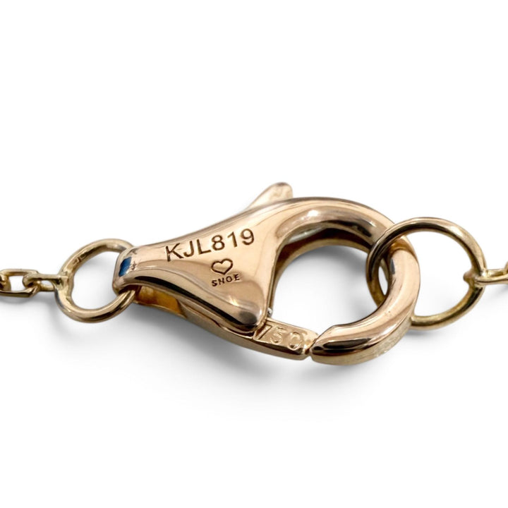 美品□Cartier カルティエ ベビートリニティ 1Pルビー AU750(YG PG WG) ネックレス アクセサリー ピンクゴールド 重量2.72g レディース