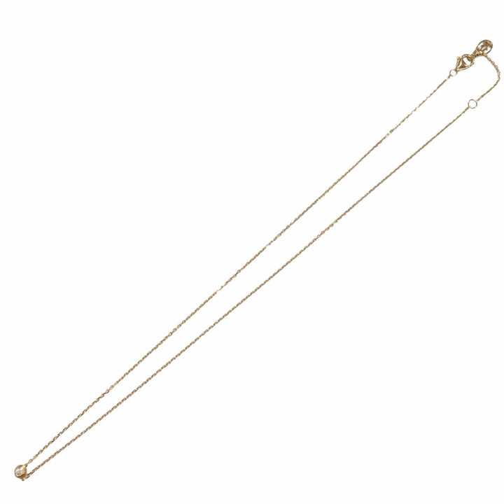 極美△Cartier カルティエ RSL390 ダムール XS ダイヤ ネックレス 750 PG ネックレス アクセサリー ピンクゴールド 重量2.11g レディース