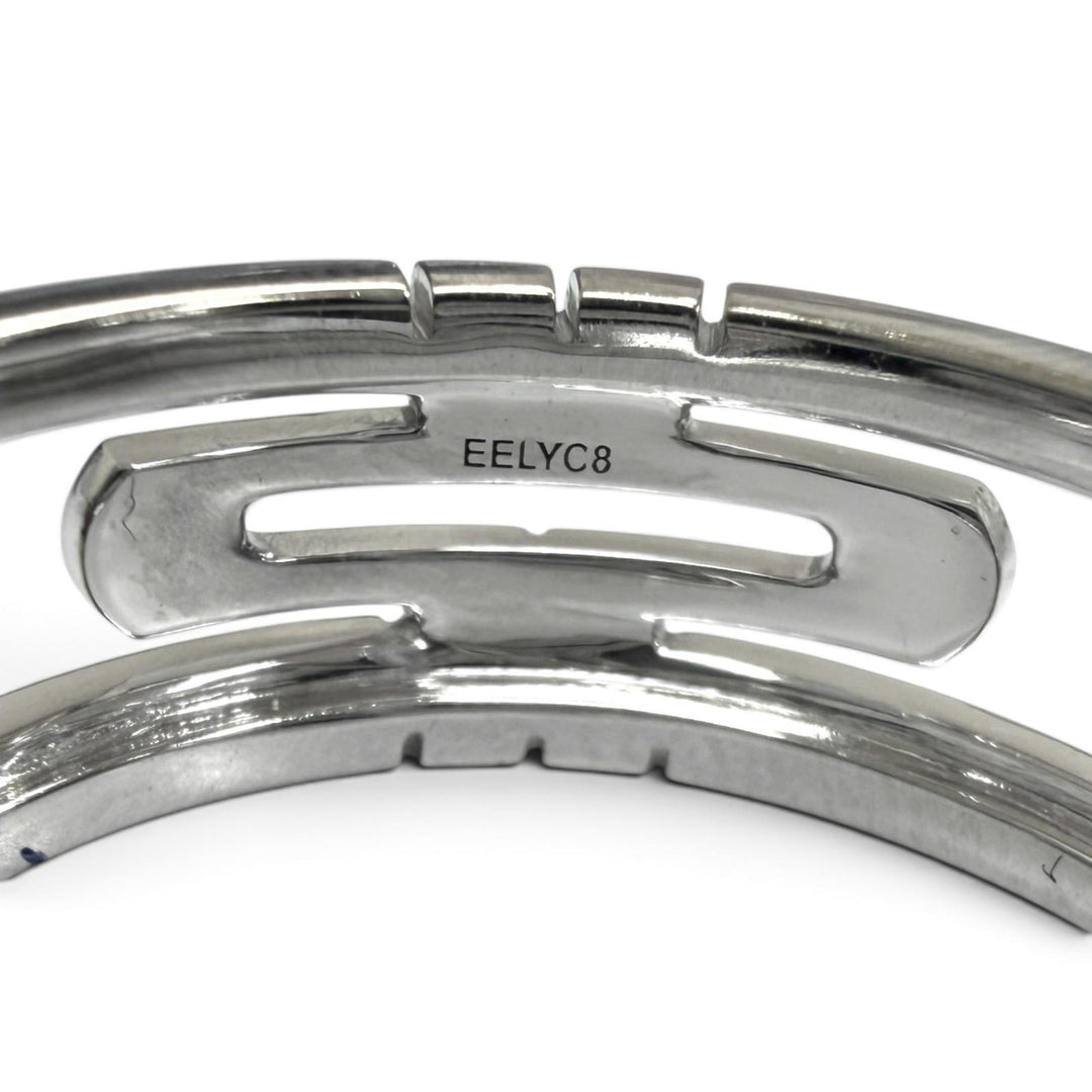 極美品□BVLGARI ブルガリ パレンテシ オープンワーク リング 750 EELYC8 指輪 ホワイトゴールド 63(JP23号) イタリア製 8.03g メンズ
