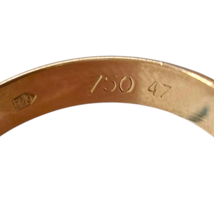 極美品□Cartier カルティエ トリニティ クラシック 750(YG PG WG) リング 指輪 ホワイトゴールド ピンクゴールド 47(JP7号) 6.4g