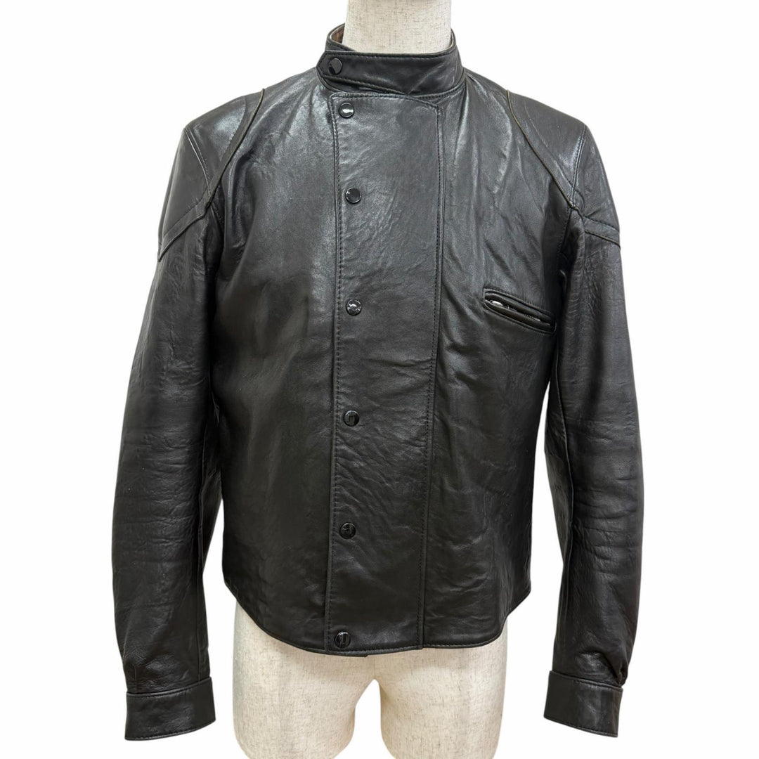 美品□Lewis Leathers ルイスレザー ドライボーンズ UNIVERSAL RACER MK2 ユニバーサルレーサー ライダースジャケット ブラック 38