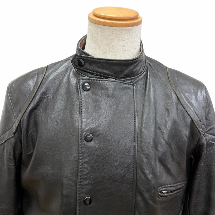 美品□Lewis Leathers ルイスレザー ドライボーンズ UNIVERSAL RACER MK2 ユニバーサルレーサー ライダースジャケット ブラック 38
