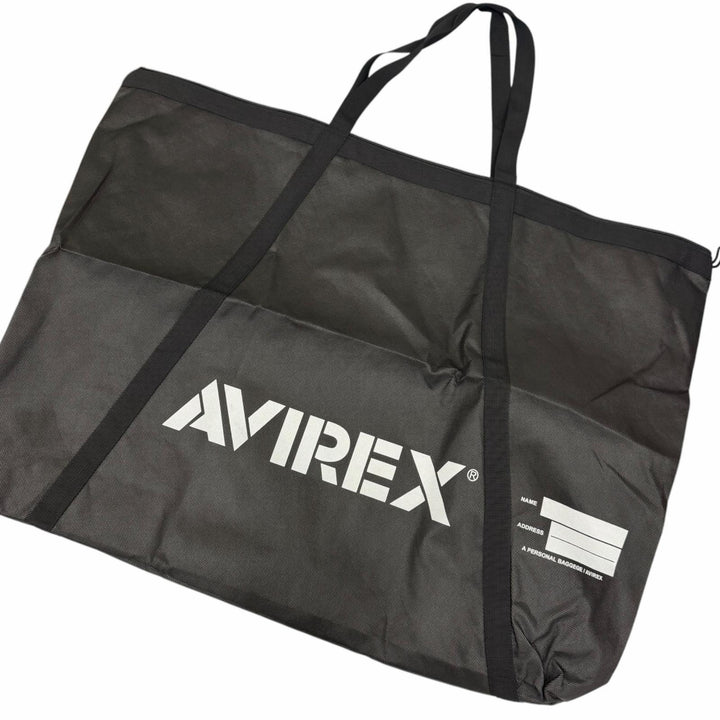 美品□AVIREX アヴィレックス 783-4952054 SKOOKUM VARSITY JACKET 袖レザー スタジャン ブルゾン ブラック L 正規品 メンズ 保存袋付き