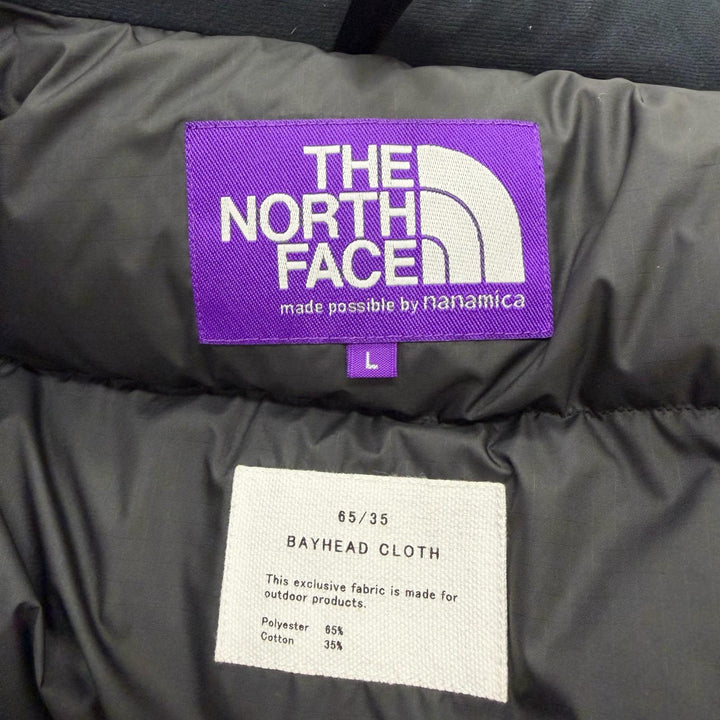 美品□THE NORTH FACE ザ・ノースフェイス ND2371N Mountain Short Down Parka パープルレーベル ナナミカ ダウンジャケット 黒 L 正規品